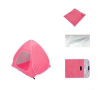 Outdoor popup pet tent with UV sun protection shelter portable and lightweight dog beach tent for small pets camping travel use (XL Carmine)