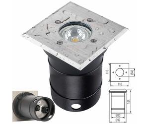 Outdoor Porch Guide Light Recessed Garden Drive Over Porch Walkway IP67 GU10 LED