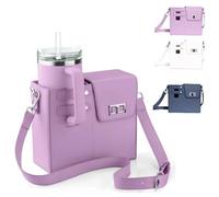 Outdoor Portable Crossbody Water Cup Storage Bag, Crossbody Cup Holder Bag for Stanley Cups, Water Bottles Carrier Bag with Adjustable Shoulder Strap for Women Travel and Daily Use