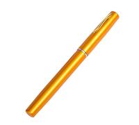 Outdoor Portable Mini Pen Fishing Rod Telescopic Pocket Pen Fishing Rod Mini Fishing Pole Fishing Accessories for Fish(Gold-1Meter no roll)
