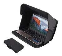 Outdoor Portable Notebook Sun Shade Privacy Cover Foldable Laptop Bag Outdoor Working For Computer Sunshade Oxford Fabric Laptop Cover