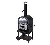 Outdoor Portable Pizza Oven Wood Fired Garden Charcoal BBQ Barbecue Grill