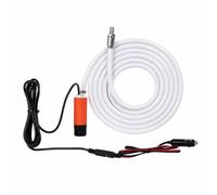 Outdoor Portable Pump Utility Pump Water Transfer Pump 12V Pump with Complete Kit Hose Connector and Strainer Suitable for Camping car Maintenance rv Travel Boating