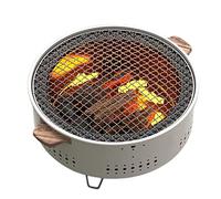 Outdoor Portable Stainless Steel Charcoal Grill, BBQ Stove, Heating Stove, Indoor Household around the Stove to Cook Tea