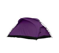 Outdoor Portable Tent Single and Double Field Park Camping Equipment Rain and Sun Thickened Three Sseason Tent(PURPLE)
