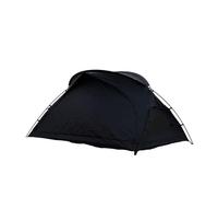 Outdoor Portable Tent Single and Double Field Park Camping Equipment Rain and Sun Thickened Three Sseason Tent(Black)