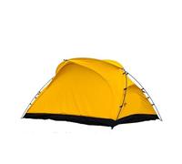 Outdoor Portable Tent Single and Double Field Park Camping Equipment Rain and Sun Thickened Three Sseason Tent(Yellow)
