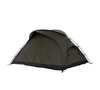 Outdoor Portable Tent Single and Double Field Park Camping Equipment Rain and Sun Thickened Three Sseason Tent(Dark Green)