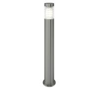 Outdoor Post Lamp Standing Stainless Steel 10.1x80cm Solar Garden Light vidaXL