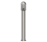 Outdoor Post Lamp Standing Stainless Steel 15x100cm Solar Garden Light vidaXL