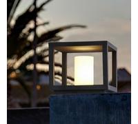 Outdoor Post Light Fixtures Black Lamp Posts Outdoor Lighting Waterproof Anti-rust Pillar Lights Modern Square Column Lamps Hard Wired E26 Pedestal Bollard Lighting Fence Deck Mailbox Pier Mount Lamps