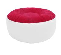Outdoor Pouf Ottoman, Outdoor Foot Stool with Ergonomic Design Small Portable Inflatable Stool, Multipurpose Inflatable Flocking Stool, Lightweight Footstool Inflatable Ottoman