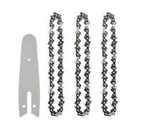 Outdoor Power Tool Replacement Parts 4/6 Inch Saw Chain Guide Plate Set Replacement Parts for Mini Chainsaw Tools Accessories for in Patio Lawn Garden Tool Parts(4PCS 4inch)