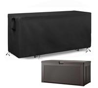 Outdoor Prep Table Cover for Movable Dining Cart Table, Potting Bench Table Cover, 600D Waterproof Oxford Cabinet Covers, Heavy Duty Cover for Patio Rattan Wicker Bar Table,59" W x 12" D x 32" H