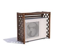 Outdoor Privacy Air Conditioner Cover,Wooden Air Conditioner Fence Screen,Window Air Conditioner Fence Screen,Solid Wood Air Conditioner Flower Rack Shutters,Air Conditioning Cover Privacy Screen Fenc