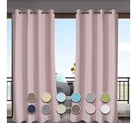 Outdoor Privacy Curtain 360x200cm - Windproof, Water-Repellent Sunshade for Balconies, Pergolas, Terraces & Gazebos - UV Protection, Cream Color Screen