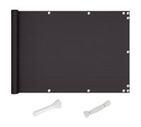 Outdoor Privacy Screen 120x500cmDark Grey UV Pction Wind Blocker Sun for Garden Patio Balcony FenceFabric Cover