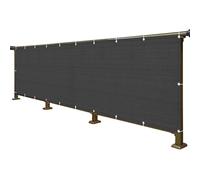 Outdoor Privacy Screen for Patio and Balcony, Weather-Resistant HDPE Fencing with Cord and Cable Ties for Enhanced Security and Coverage