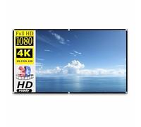 Outdoor Projector Screen 150 Inch, 300 Inch Portable Front Rear Projection Movie Screen with Bag, 16:9 Foldable Anti-Wrinkle Canvas Screen for Movie Night, Party(250 inch 16: 9)