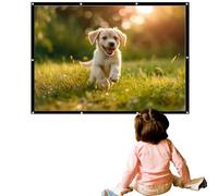 Outdoor Projector Screen, Portable Movie Screen For Home Theater, Weather-Resistant Projector Movies Screens, Folding Design Old Movie Screen For Tablets, Smartphones, Home Projectors