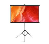 Outdoor Projector Screen with Stand Tripod, 60/72 Inch 16:9 Portable Projection Screen, Indoor Pull Up Portable Projector Screen, Great for Indoor/Outdoor Presentation, Quick Assembly(16:9 6