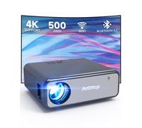 Outdoor Projector with WiFi and Bluetooth, 500 ANSI Native 1080P Projector for iPhone and Outdoor Use