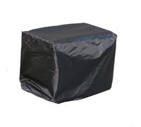 Outdoor protective cover for generators made from waterproof and dustproof Oxford fabric featuring a secure dual drawstring system to prevent wind displacement (Black 62 * 45 * 45cm)