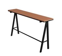 Outdoor Pub Table - High Top Plastic Wood Design Rust-resistant Wrought Iron e Waterproof & Sun-resistant Ideal for Home Kitchen Di Room Bistro & Patio
