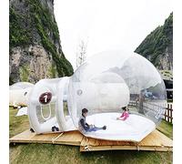 Outdoor Pvc Inflatable Bubble Tunnel Clear Dome For Camping Hotel, Star Empty Tent With Hair Dryer And Repair Kit vision
