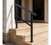 Outdoor Railings for Steps, Stair Rail, Suitable for Porches, Gardens, Requires Drilling into The Ground, High Load-Bearing Capacity(100 cm/39 in)