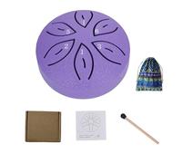 Outdoor Rain Drum - 3 Inch, 6 Notes, Create a Mesmerizing Soundscape in Your Garden(Purple)