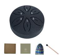 Outdoor Rain Drum, 3 Inches, 6 Notes, Steel Tongue Drum Rain Bell, Musical Rain Drum for Outdoors, The Harmonic Resonance Of Natural Sounds