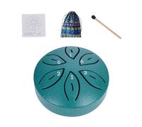 Outdoor Rain Drum Instrument, Waterproof Chakra Music Bell, 8 Inch Garden Rhythm Drum with Sturdy Alloy, Compact Patio Sound Maker with Portable Design, Relaxing Nature Melody, Musical Decor