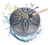 Outdoor Rain Drum, Steel Tongue Drum Percussion Instrument, 3 Inches, 6 Notes, Musical Rain Drum for Outdoors, the Harmonic Resonance of Natural Sounds