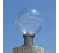 Outdoor Rainproof Round Sphel Garden Column Headlight White Transparent Villa Door Wall Light Street Lantern Table Lamp Porch Patio Fence Post Pillar Lights Stigma Lamp