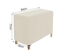 Outdoor Raised Garden Bed Cover for Winter Protection, 210D Oxford Cloth, Waterproof & Ventilated, Fits 84x39x77cm/122x61x77cm Beds, Grey/Beige/Coffee(B)