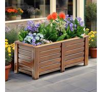 Outdoor Raised Garden Bed Planter Box for Vegetables Herbs Flowers & FruitsIdeal for Home Gardening Urban Farming & Sustainable Planting Solutions & Easy to Assemble