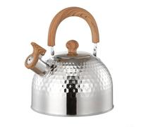 Outdoor Ready Whistling Tea Kettle in Stainless Steel Perfect for 2L, 3L, 4L Use During Camping and Hiking Adventures (3000ML)