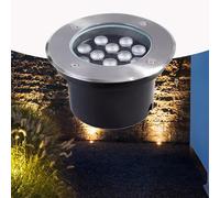 Outdoor Recessed Ground Light Buried Lights Low Voltage AC12/24V IP66 Waterproof LED Underground Light for Pathway Garden Yard Lawn Walkway Driveway Landscape Light (White 24WAC12V)