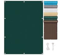 Outdoor Rectangle Sun Shade Canopy 1.8 x 3.6 m 95% UV Protection Easy Installation for Pool Garden Villa Green Awning for Plants and Patios