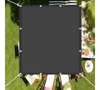 Outdoor Rectangle Sun Shade Sail Canopy 1.5x5m Waterproof 98% UV Block Dark Grey Ideal for Garden Patio Yard Lawn Party