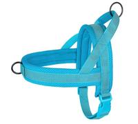 Outdoor Reflective Tape Quick Control Dog Harness No Pull Dog Harness Breathable Mesh Nylon Dog Harness Chihuahua Pug French Bulldog Harness Vest For Small Medium Dogs,Blue,S