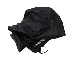 Outdoor Refrigerator Cover for Upright Models 210D Oxford Fabric Construction with Mesh Air Vents Front Zippers and Wind-Resistant Fit (Black 56 * 58 * 86CM)