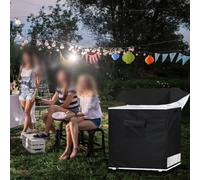 Outdoor Refrigerator Cover Made from 210D Oxford Material, Protects Against Insects and Moisture (A)