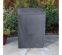 Outdoor Refrigerator Cover, Refrigerator Cover, With Elastic Hem Cord And Adjustable Buckles, Compatible With For Chest Freezers(Gray 71.12 x 58.42 x 86.36cm)