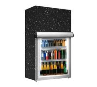 Outdoor Refrigerator Cover - Vertical Freezer Protector Dustproof Storage Bag for Beer and Beverage Refrigerator with Zipper | Pr Cover