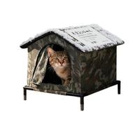 Outdoor Refuge, Winter Protected Home, Temperature Regulating Casing, Compact Animal Den, Travel Beach Pets Accessory, Backyard Rest Spot, Kitten Kennel Box Assembly Easy Set Up