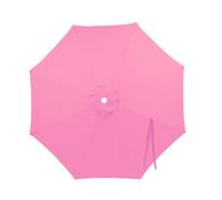 Outdoor Replacement Parasol Canopy, 2.0/2.3/2.7/3.0m Garden Umbrella Replacement Fabric Market Table Umbrella Top UV Protection Waterproof 6/8 Arms(Pink,4m(13.1FT)-8 Ribs)