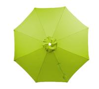 Outdoor Replacement Parasol Canopy, 2.0/2.3/2.7/3.0m Garden Umbrella Replacement Fabric Market Table Umbrella Top UV Protection Waterproof 6/8 Arms(Grass Green,4m(13.1FT)-8 Ribs)