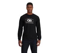 Outdoor Research Advocate L/S Tee - Sample: Black/White: M Size: M, Co